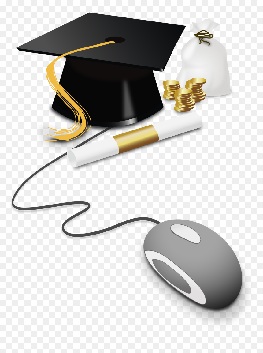 Graduation Ceremony, HD Png Download - gold graduation cap png