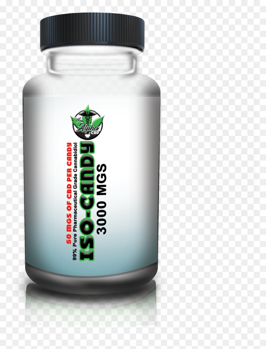 Sour Blue Raspberry 3000 Mgs Cbd Candies - Bottle, HD Png Download - candies png