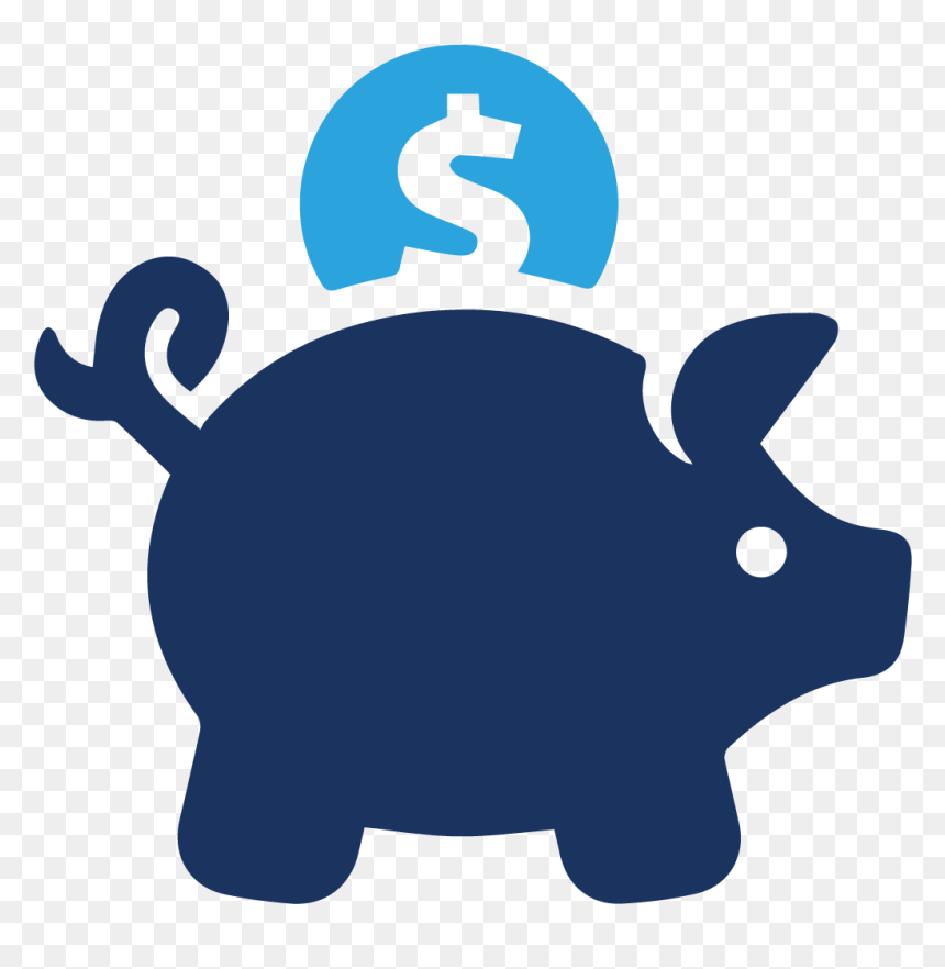 Piggy Bank Icon Transparent Clipart , Png Download - Icon Piggy Bank Png, Png Download - piggy bank icon png