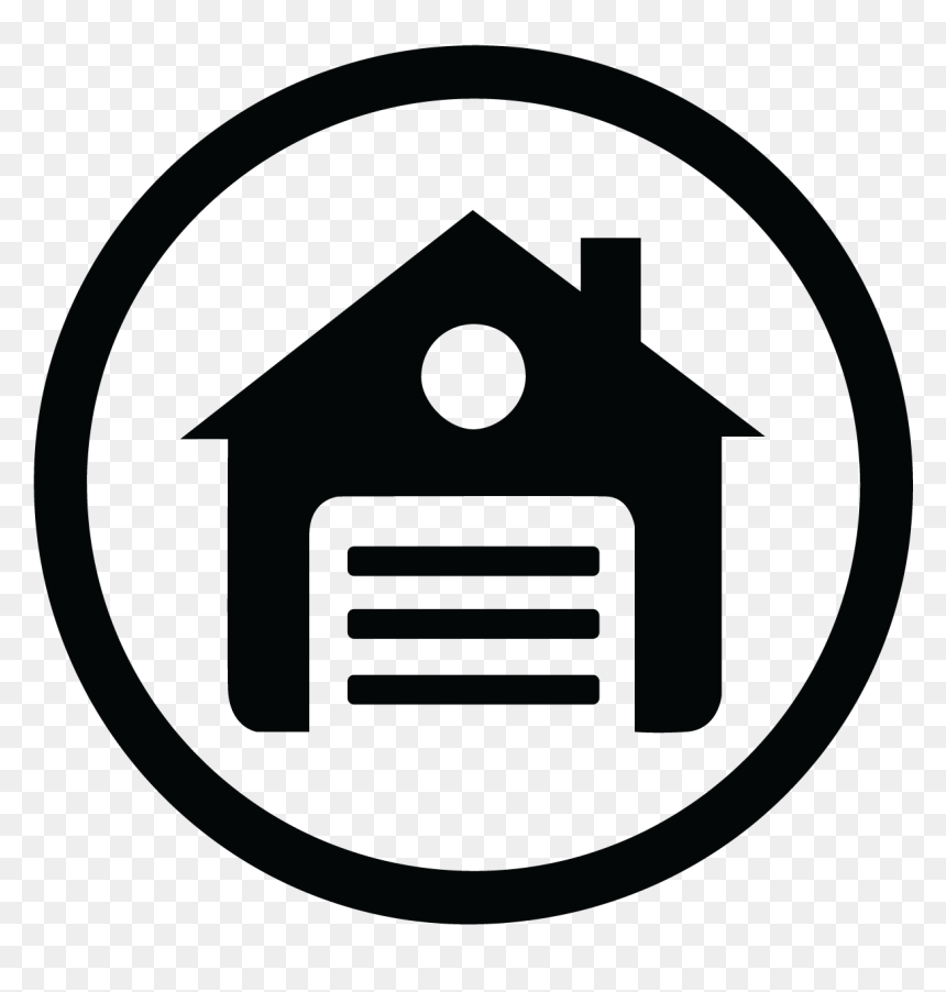 Transparent Garage Door Clip Art - Clip Art, HD Png Download - garage door png