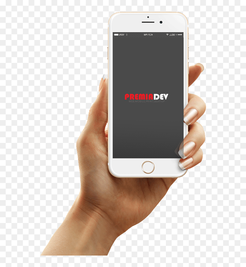 Flex Iphone6 Hand Frontview - Dom Helder Startup Dom, HD Png Download - iphone6 png