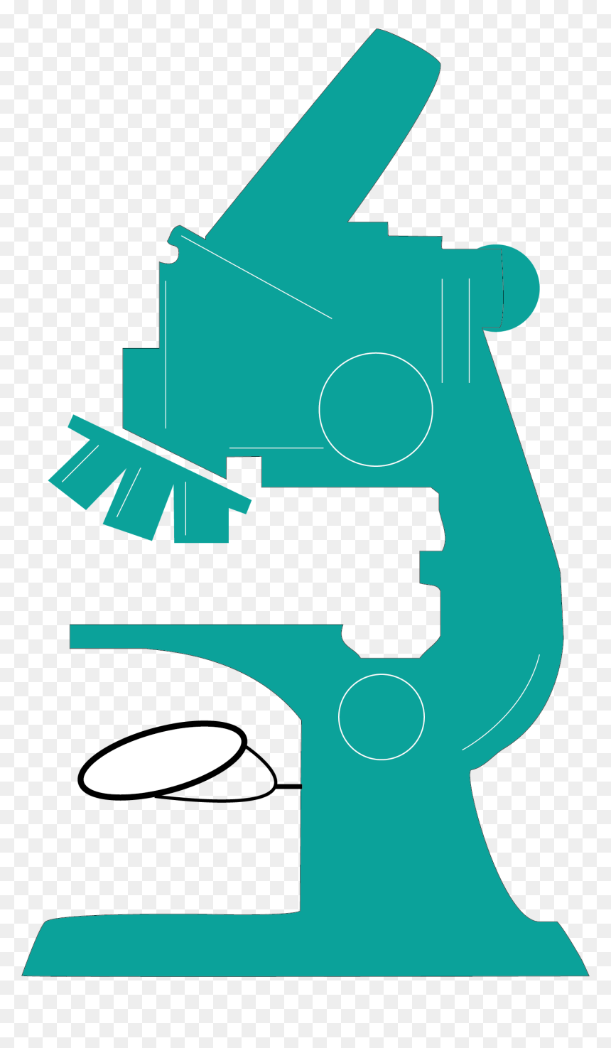 Clip Art Green Transprent - Microscopio Dibujo Verde Png, Transparent Png - microscope icon png