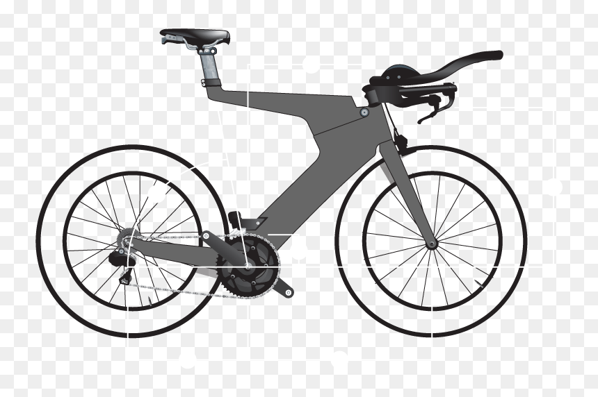 Dimond Measurements - Hybrid Bicycle, HD Png Download - dimond png