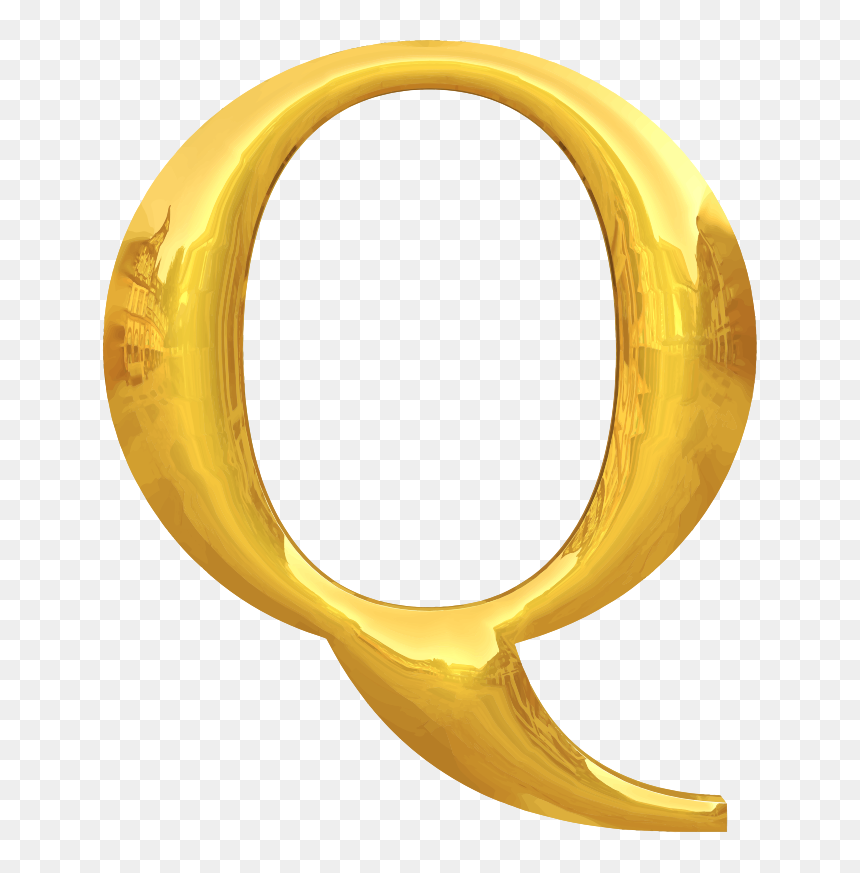 Download Free Png Gold Typography Q - Gold Q Logo Png, Transparent Png - q and a png