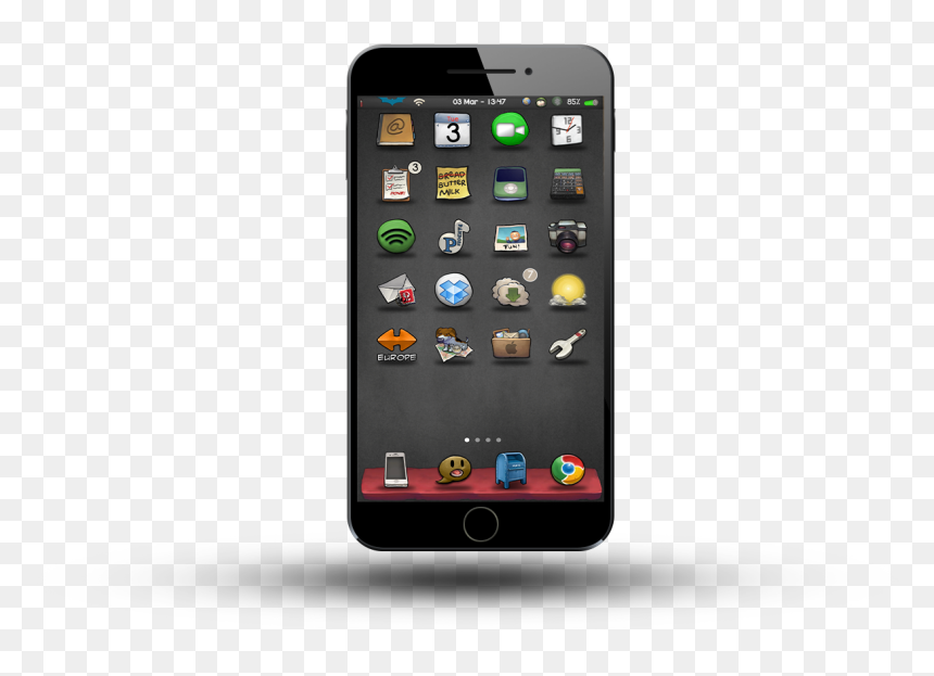 Buuf Iphone 5 Hd My Iphone 6 Home - Iphone, HD Png Download - iphone6 png