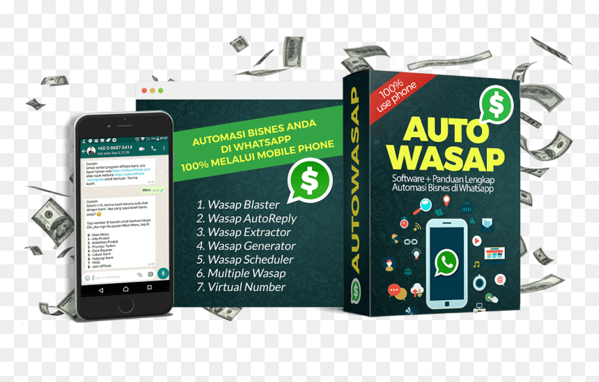 Whatsapp Blaster For Android - Android, HD Png Download - wasap png
