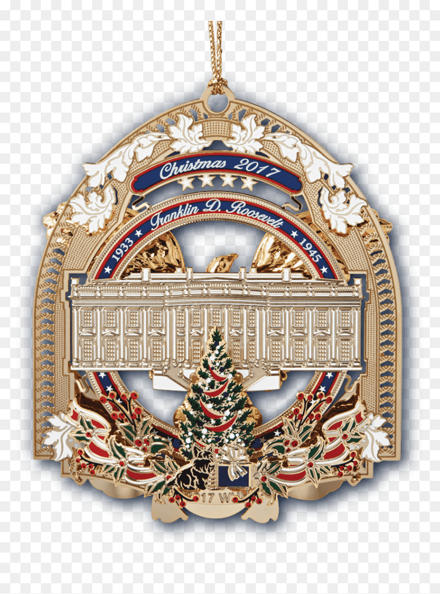 2017 White House Christmas Ornament Back - White House Ornaments 1986, HD Png Download - the white house png