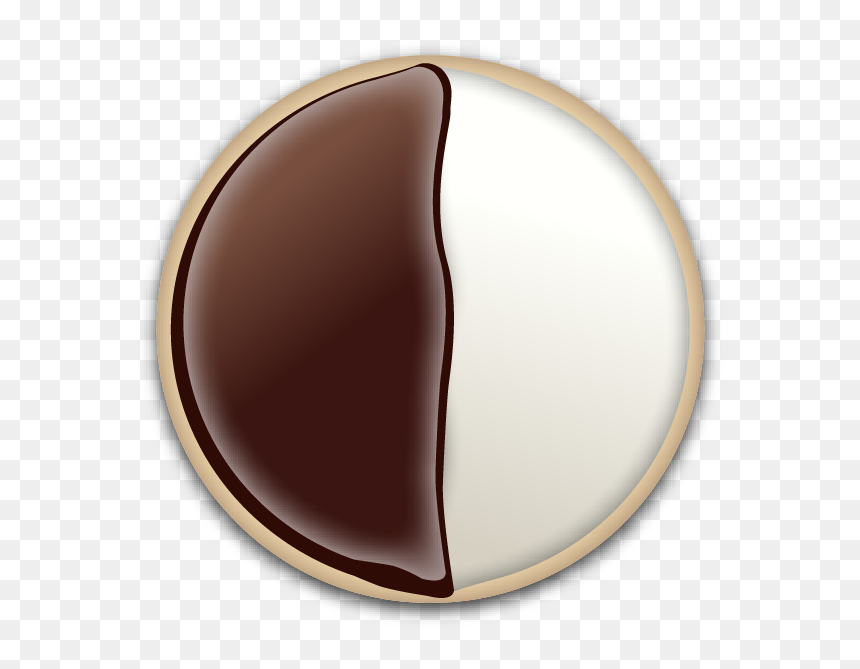 Download Emoji Round 2 Black And White Cookie - Black & White Cookie Png, Transparent Png - round 2 png