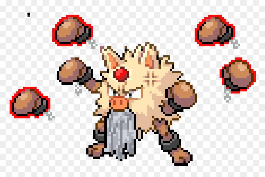 057 Pixel Art Maker, HD Png Download - primeape png