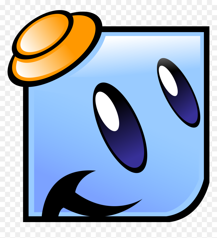 Cipy Smiley Happy Clip Arts - Emoji Biru, HD Png Download - happy icon png