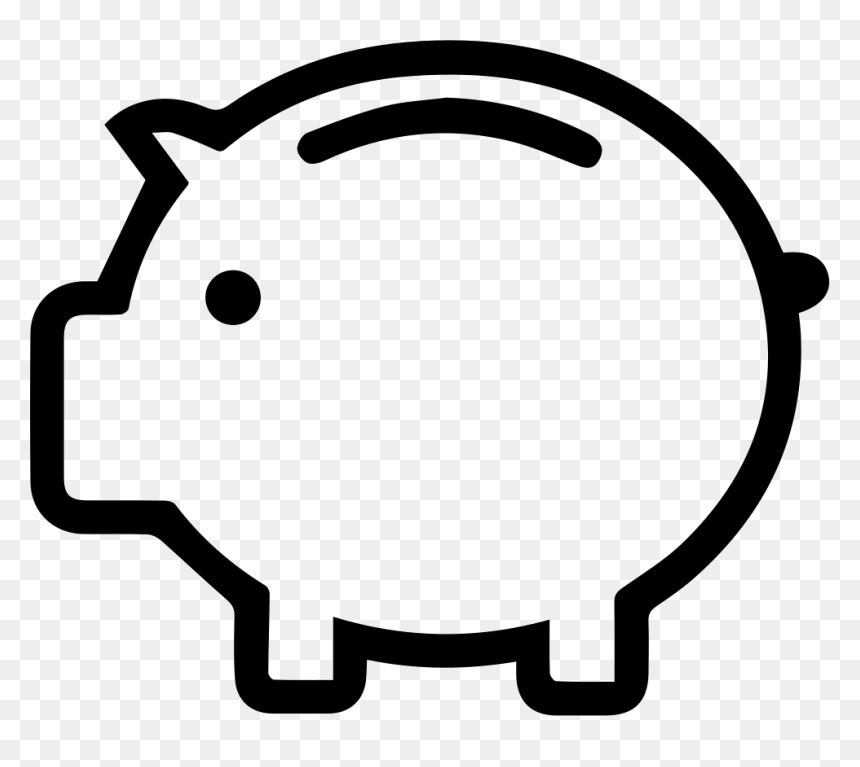 Icon Piggy Bank Png Clipart , Png Download - Icon Piggy Bank Png, Transparent Png - piggy bank icon png