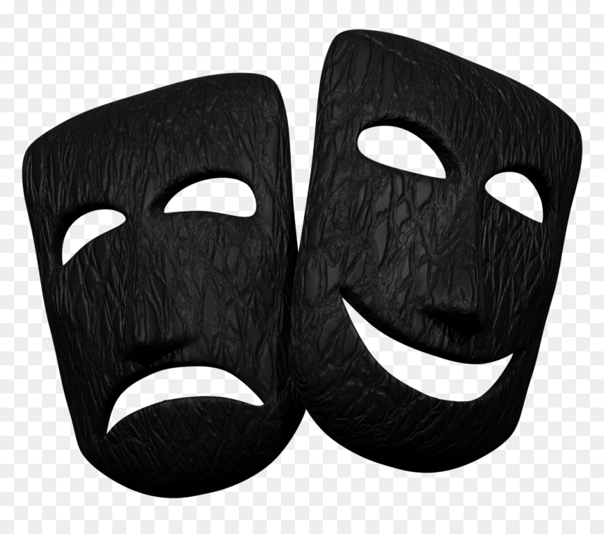 The Dark Verse , Png Download - Mask, Transparent Png - comedy tragedy masks png