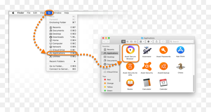 Mac, HD Png Download - avast icon png
