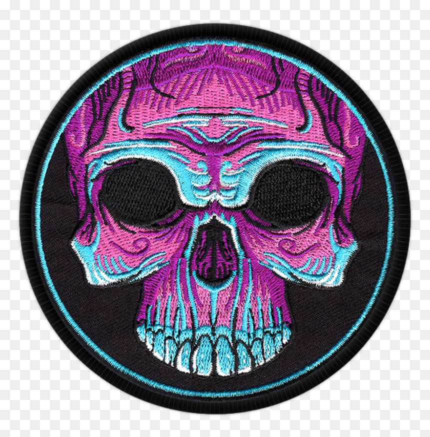 Skull, HD Png Download - skull border png