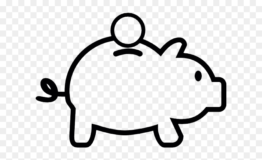 Icon, HD Png Download - piggy bank icon png