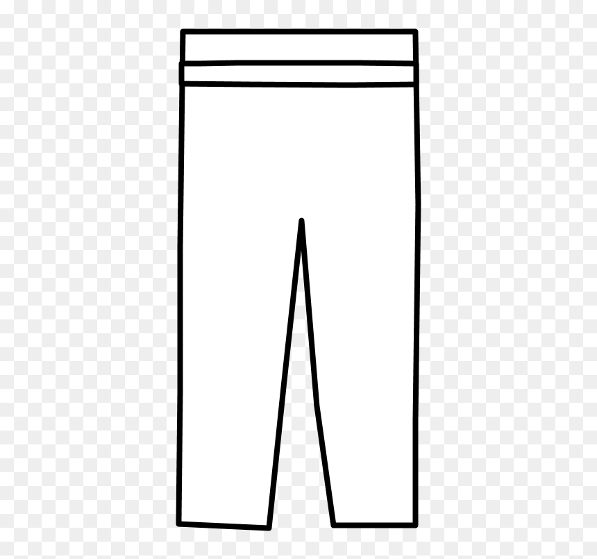 Leggings, Stripe, Black And White - Pocket, HD Png Download - black stripe png