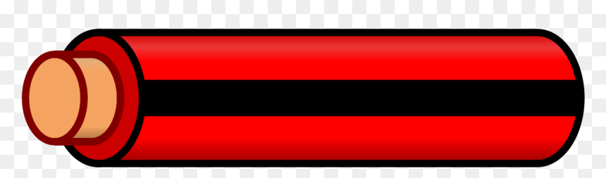Wire Red Black Stripe - Black Red Svg Stripes, HD Png Download - black stripe png