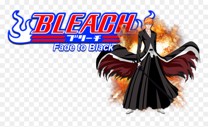 Fade To Black Image - Kurosaki Ichigo Bleach Png, Transparent Png - bleach logo png