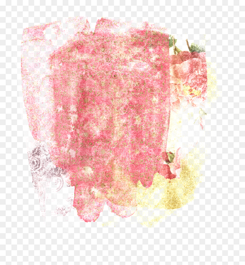 Red Yellow Hand Painted Watercolor Transparent Illustration - Illustration, HD Png Download - yellow watercolor png