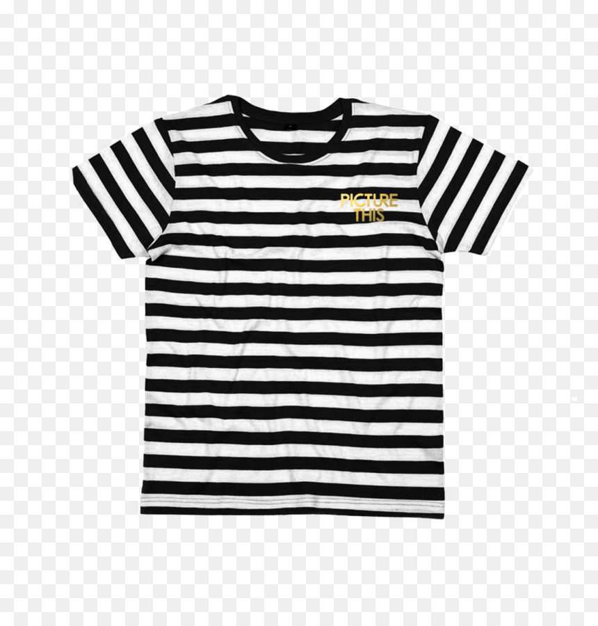 "gold Foil Logo - Pánské Pruhované Tričko, HD Png Download - black stripe png
