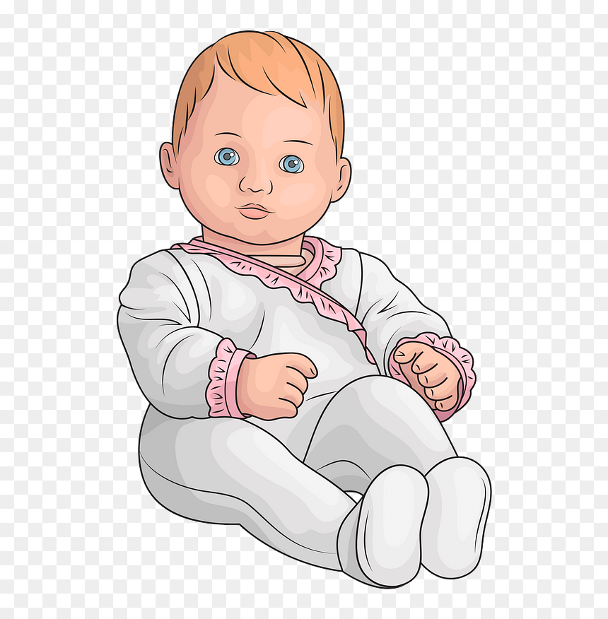 American Girl Bitty Baby Clipart - Sitting, HD Png Download - american girl png