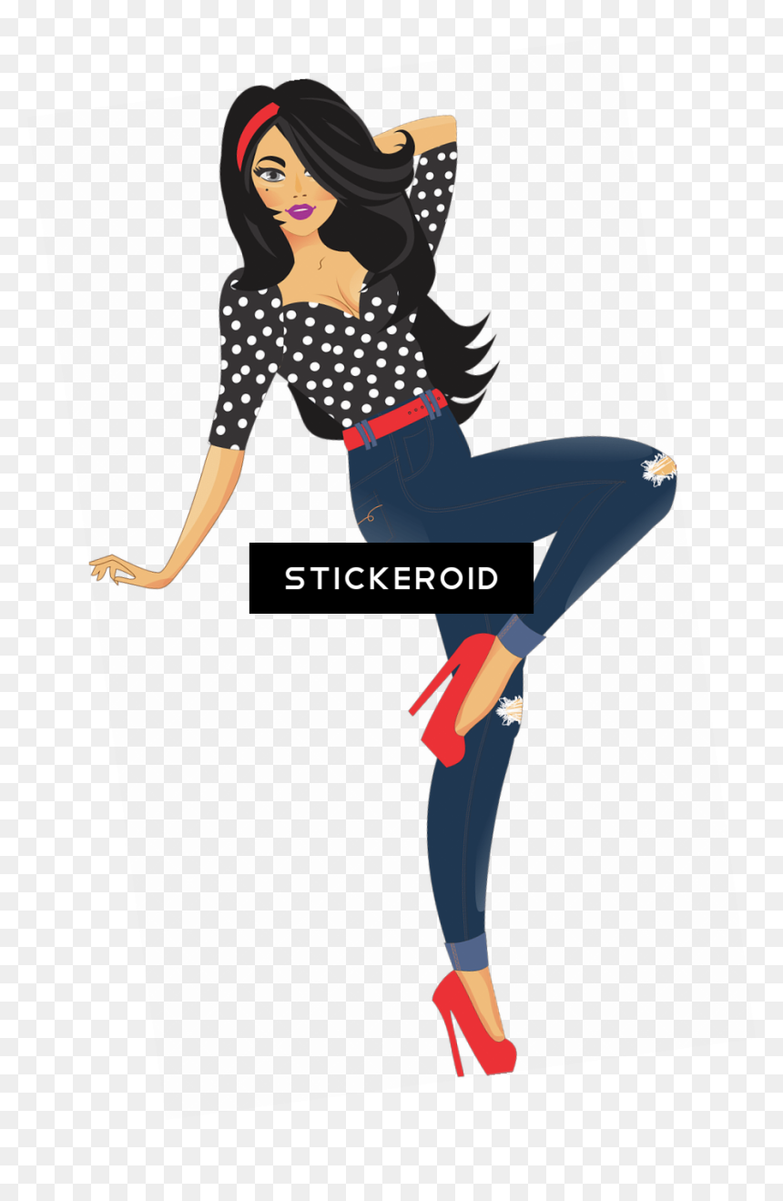 Jean Grey X-men - Fashion Girl Clipart Transparent, HD Png Download - jean grey png