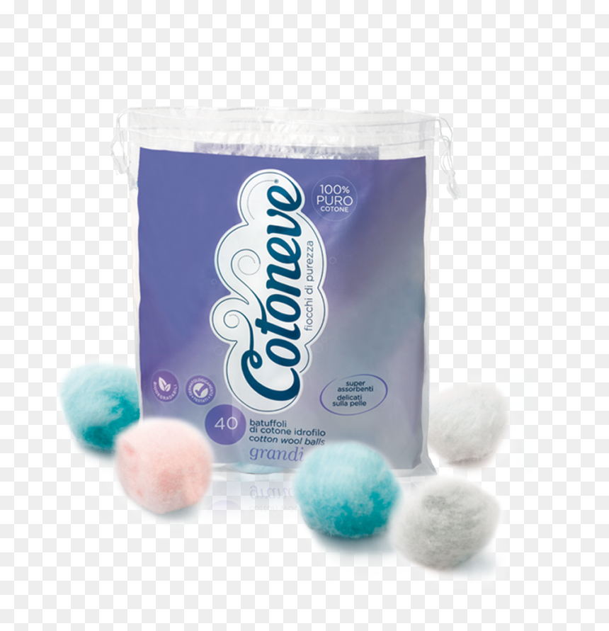 Cotoneve Cotton Balls, HD Png Download - cotton ball png
