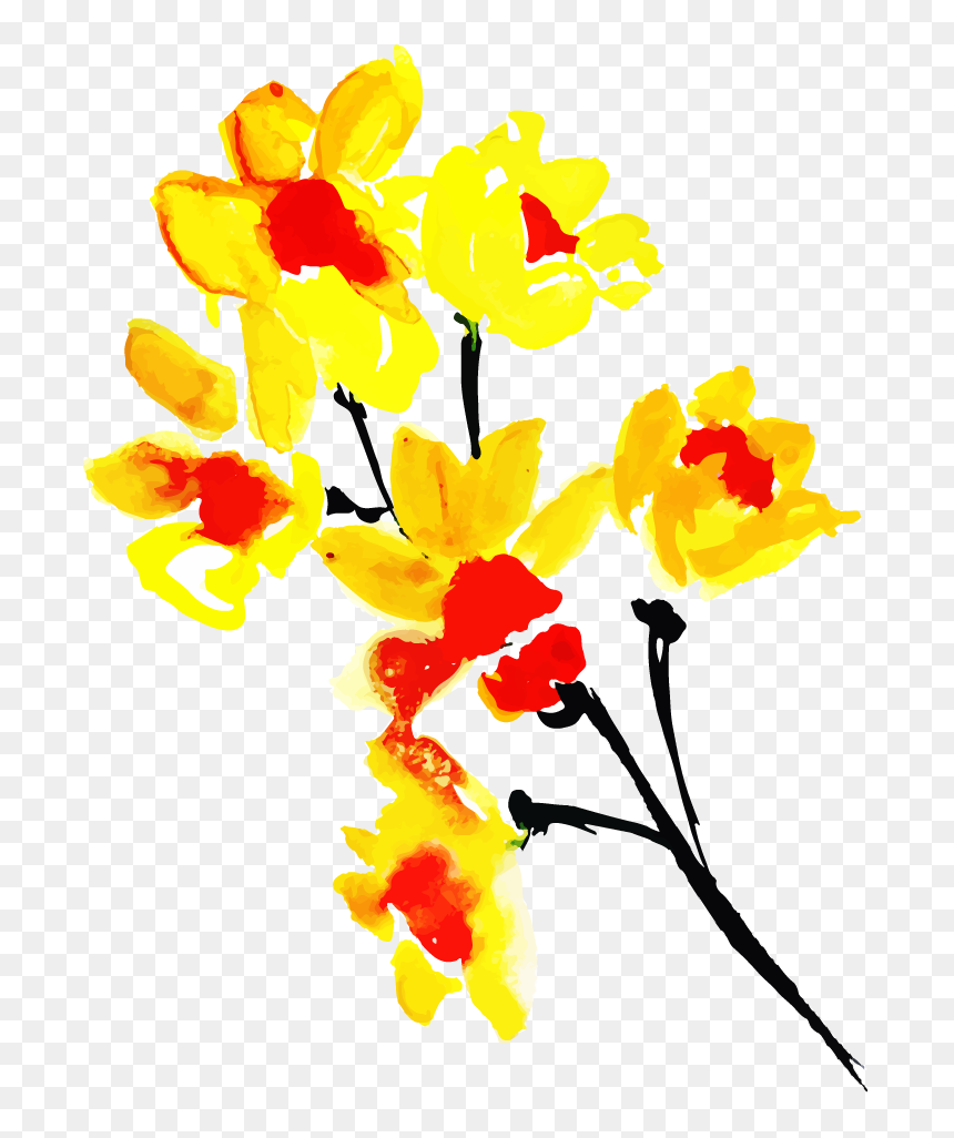Clip Art, HD Png Download - yellow watercolor png