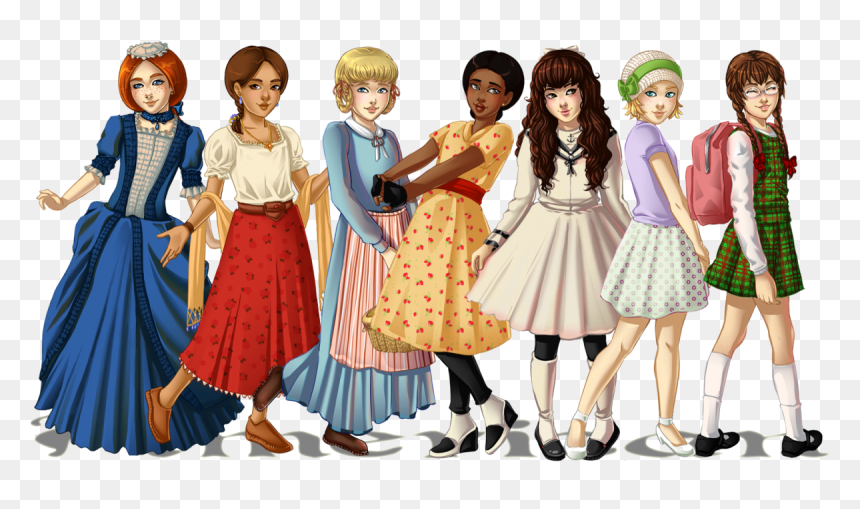 Junior Doll Club Program On American Girl Dolls - American Girl Doll Fanart, HD Png Download - american girl png