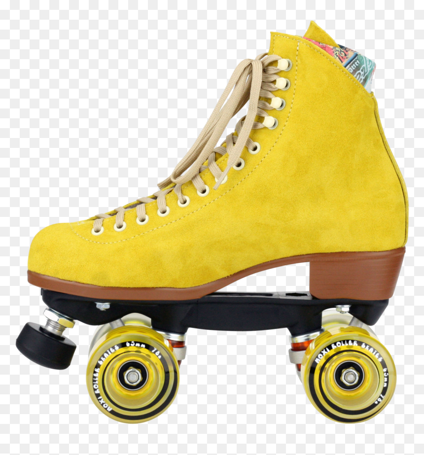 Yellow Roller Skates Transparent, HD Png Download - skater png