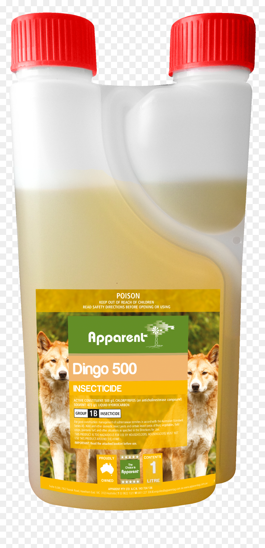 Apparent Dingo Chlorpyrifos 500 , Png Download - Dingo, Transparent Png - dingo png