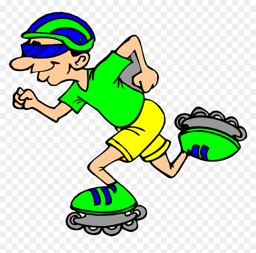Roller Skate Clipart, HD Png Download - skater png
