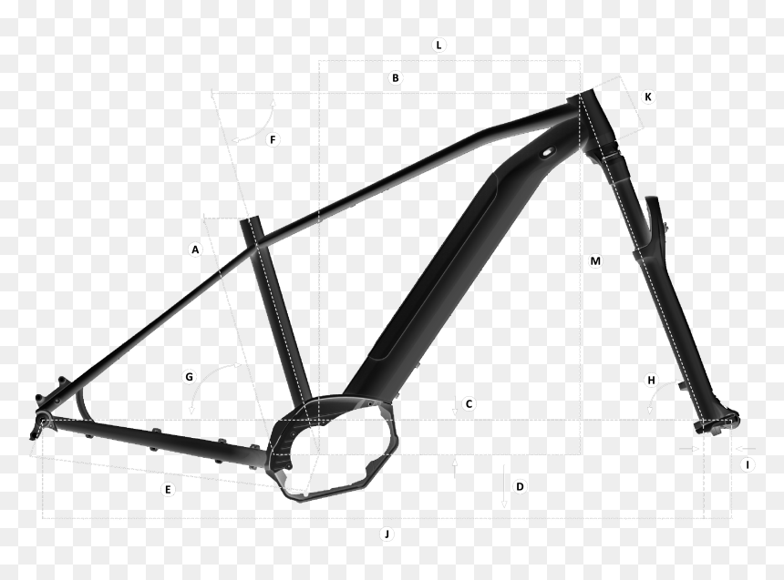 Bicycle Frame, HD Png Download - black flame png