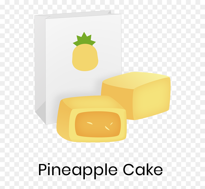 Pineapple Cake Pineapple Cake Is A Traditional Taiwanese - Fruit, HD Png Download - pineapple emoji png
