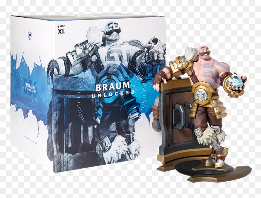 Braum Figure League Of Legends, HD Png Download - braum png
