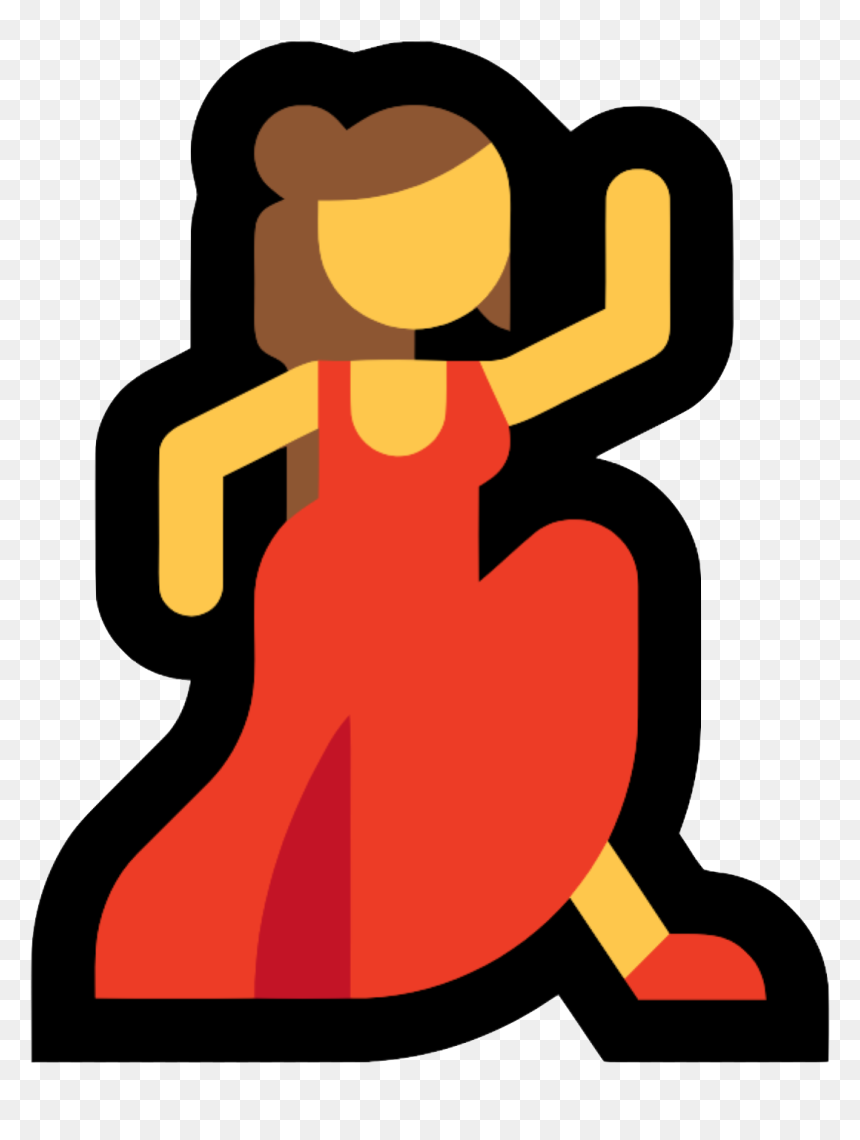 Emoji Dançarina, HD Png Download - dance emoji png