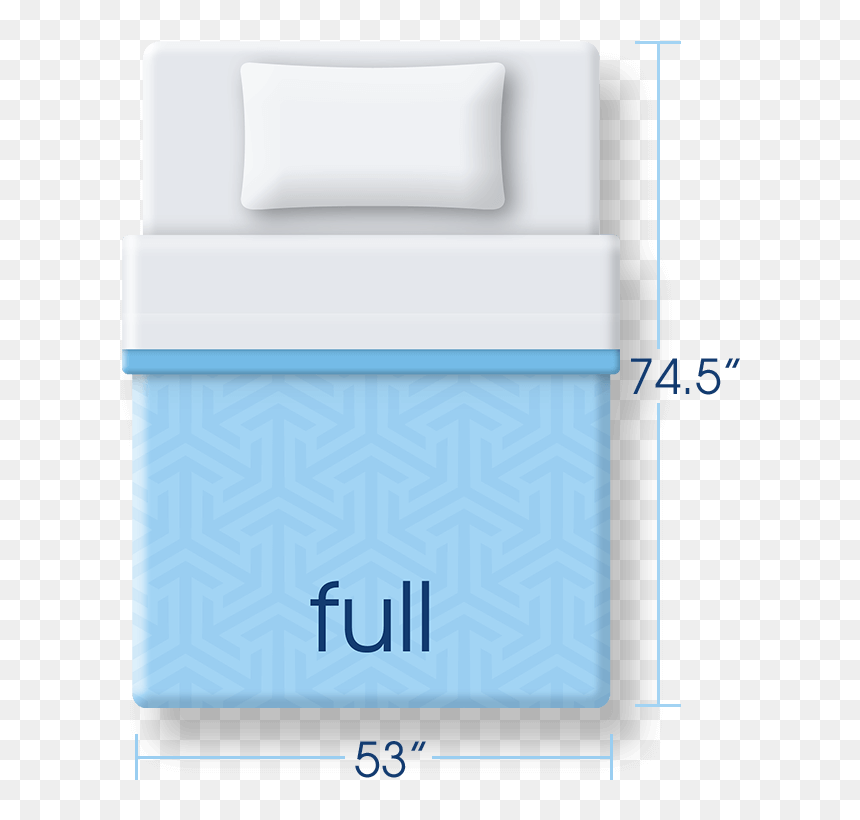 Big Is A Full Size Mattress, HD Png Download - serta logo png