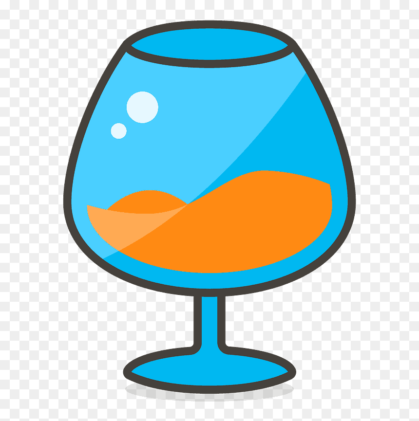Wine Glass Emoji Clipart - Tennis Ball Clip Art, HD Png Download - wine emoji png
