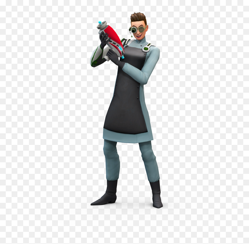 Sims 4 Get To Work Png , Png Download - Sims 4 Get To Work Scientist, Transparent Png - the sims 4 png
