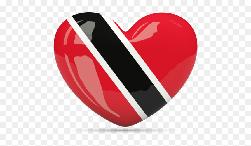 Download Flag Icon Of Trinidad And Tobago At Png Format - Trinidad And Tobago Heart, Transparent Png - trinidad flag png