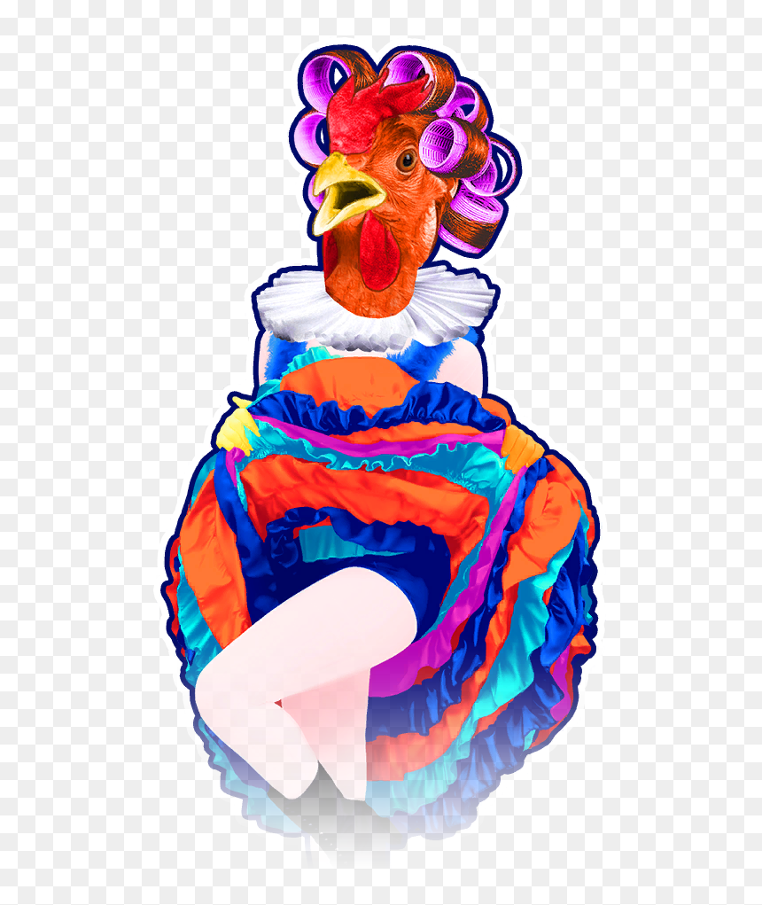 All You Gotta Do Is Just Dance - Illustration, HD Png Download - monkey emoji with flower crown png