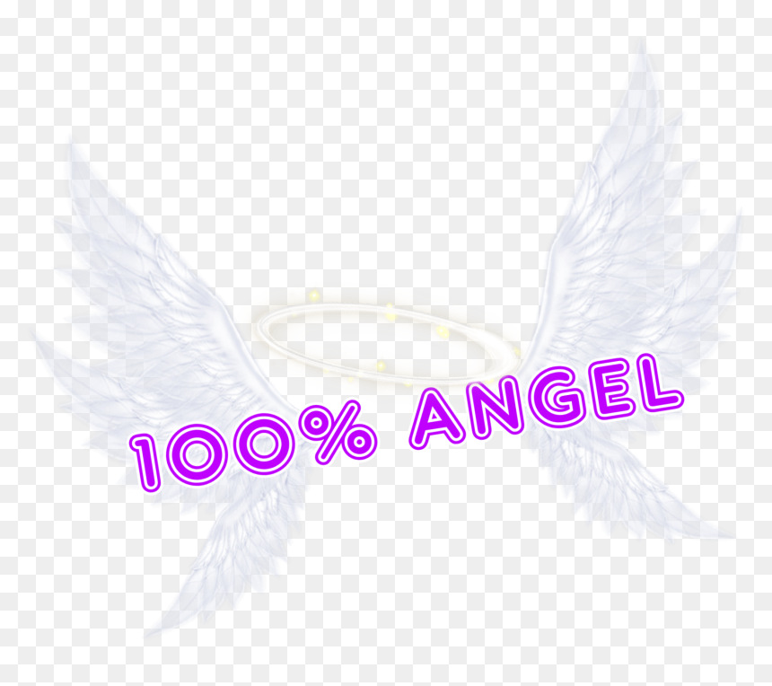 #angel #100%angel #wings #whitewings
#halo #whitehalo, HD Png Download - angel wings and halo png