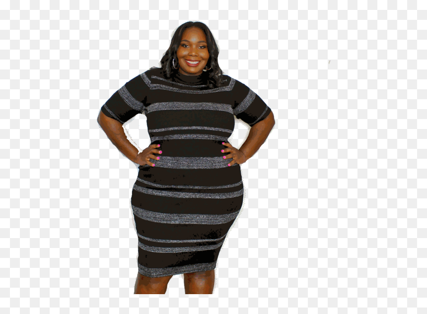 Girl, HD Png Download - black stripe png