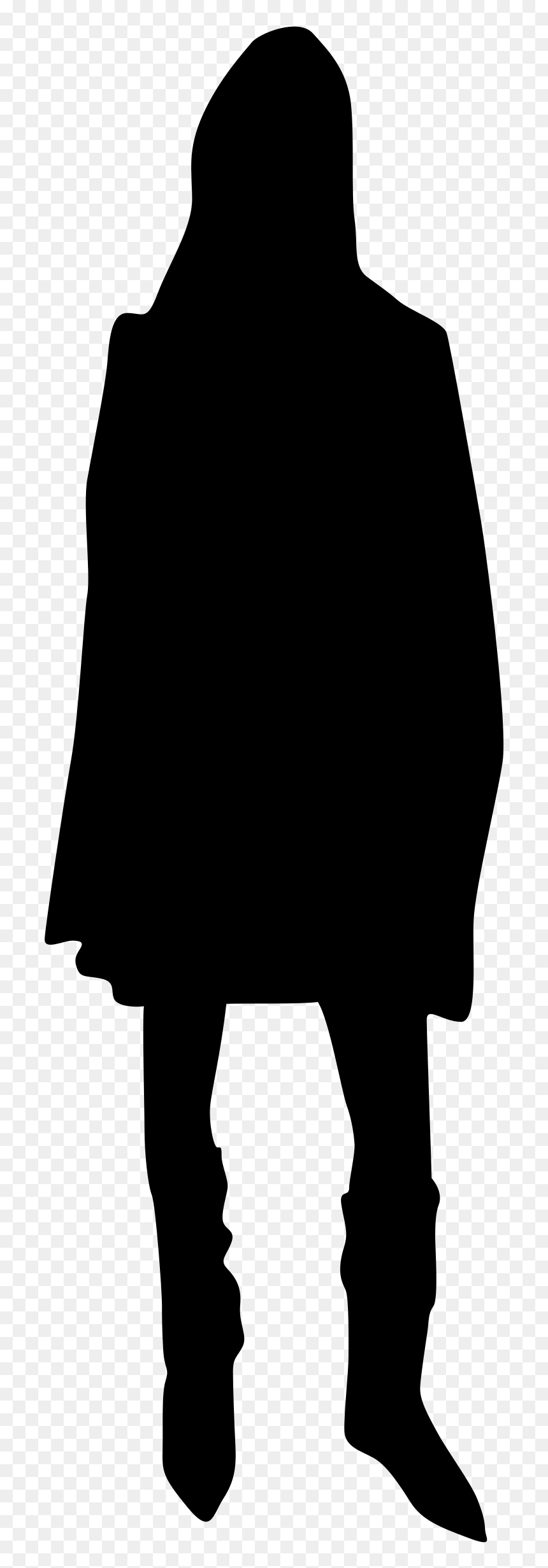 Silhouette Woman Clip Art - Silhouette, HD Png Download - woman walking silhouette png