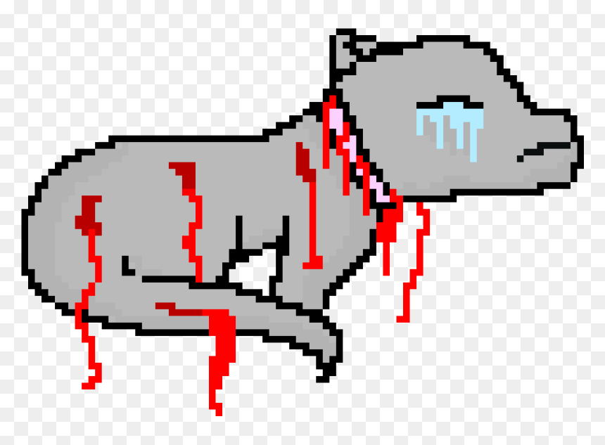 Dogs Are Dieing Becuase Clipart Transparent Download - Pixel Art Of A Dog, HD Png Download - undertale dog png