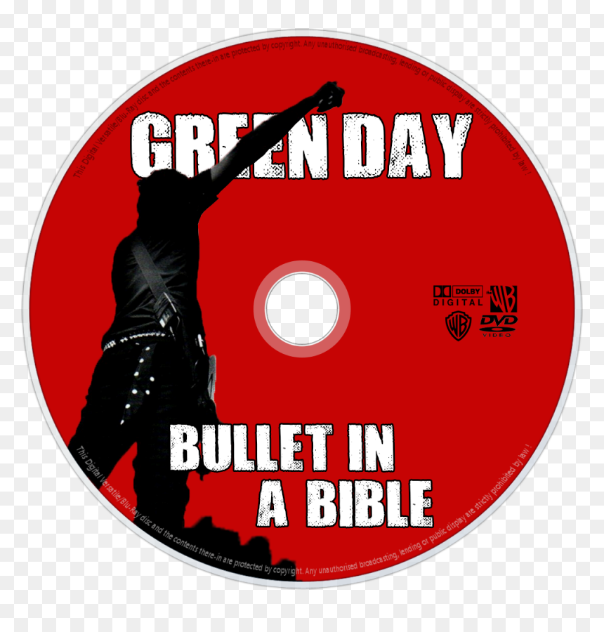 Bullet In A Bible Dvd Disc Image - Baleal, Portugal, HD Png Download - green day logo png