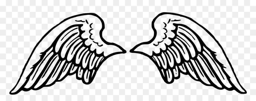 Transparent Angel Wings Clip Art, HD Png Download - angel wings and halo png