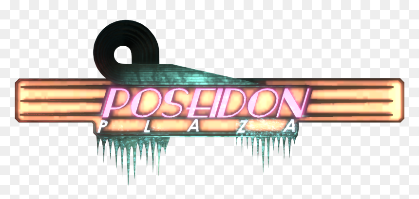 Bioshock Poseidon Plaza Logo Bioshock, Logo Design - Graphic Design, HD Png Download - bioshock logo png