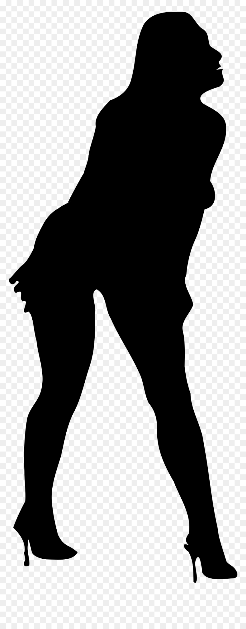 Woman Silhouette 56 Clip Arts - Silhouette, HD Png Download - woman standing silhouette png