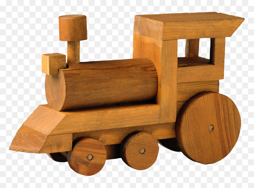 Toy Train Parts - Wooden Kids Toys Png, Transparent Png - toy train png